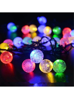 OEM 3 M • 20 LED Kristal Top Işık Zinciri — Gün Işığı • Pilli • 2 Kademeli (Rgb)
