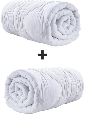 Seraser Home Tekstil 2 Adet Tek Kişilik Silikon Yorgan