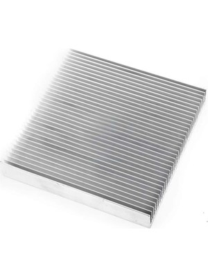 OEM Alkatronik 10CM x 10CM x 1.8cm Alüminyum Metal Soğutucu Blok Radyatör Peltier Isı Düşürücü Amfi LED Entegre