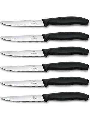 Hsc Bilişim Victorinox 6.7233.6 Mutfak 6'lı Steak-Biftek Bıçağı (Blisterli)