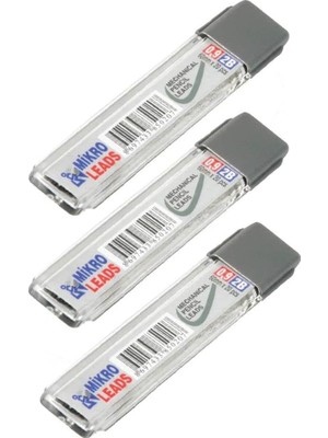 OEM Kalem Ucu 2b 0,9 mm 3 Adet Mekanik Uçlu Otomatik Kurşun Kalem Ucu 2b 60MM x 0,9mm Siyah Mikro Uç Kısa