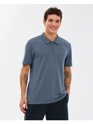 Skechers M Soft Touch Pique Polo Gray