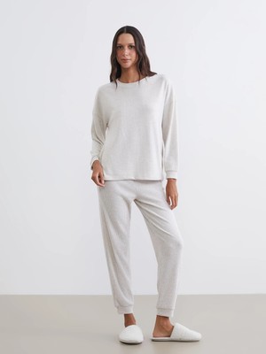 Lc Waikiki Yeni Sezon Bisiklet Yaka Kadın Pijama Takım