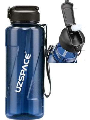 OEM Fiftyfifty Pipetli Mega Boy 1500ML Tritan Su Matarası Lacivert