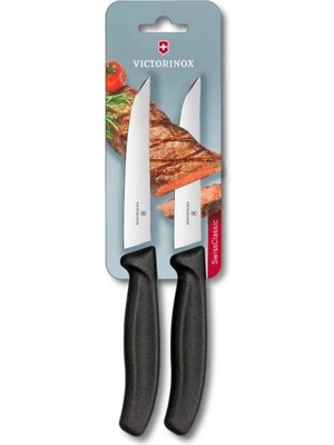 Hsc Bilişim Victorinox 6.7903.12B Ikili Blisterli 12 cm Steak-Biftek Bıçağı