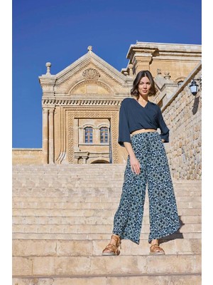 Aesco Arias Closet Etnik Desenli Alt Üst Takım
