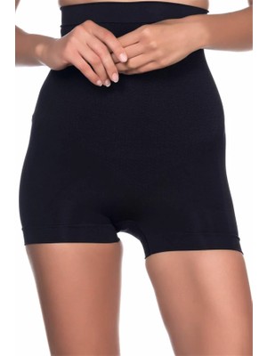 Aesco Arias Closet Siyah Mı Emay 2055 Yüksek Bel Masajlı Boxer Korse