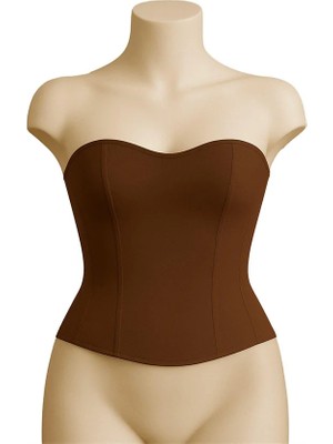 Aesco Arias Closet Kahverengi Mı Emay 9155 Terletici Korse Büstiyer