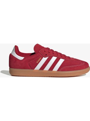 Adidas Samba Og Kadın Kırmızı Spor Ayakkabı.-