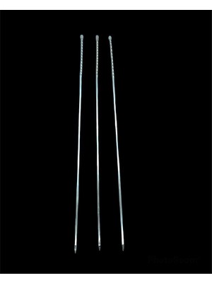 Skygo Burgulu Kuşbaşı Şişi - Metal - Kalın Kare - 50 cm