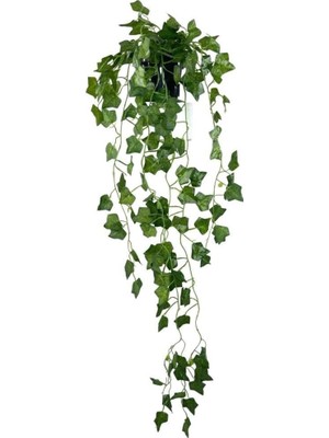 OEM Yapay Çiçek Saksıda Sarkan Sarmaşık 9dal Hedera 80CM Yapay Sarmaşık Yeşil