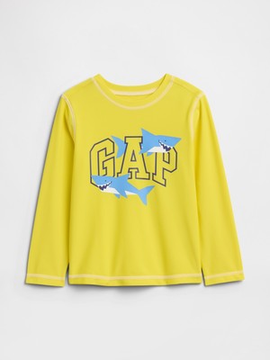 Gap Erkek Bebek Sarı Grafik Baskılı Mayo Üst