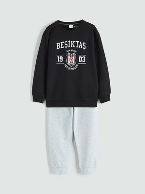 Lc Waikiki Yeni Sezon Beşiktaş Baskılı Erkek Çocuk Pijama Takımı