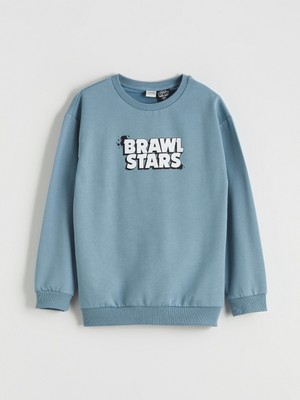 Lc Waikiki Yeni Sezon Brawl Stars Baskılı Erkek Çocuk Sweatshirt