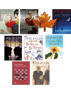 Everest Yayınları Ayşe Kulin -8 Kitap Set- Gizli Anların Yolcusu - Hayal - Gece Sesleri - Bir Gün - Güneşe Dön Yüzünü
