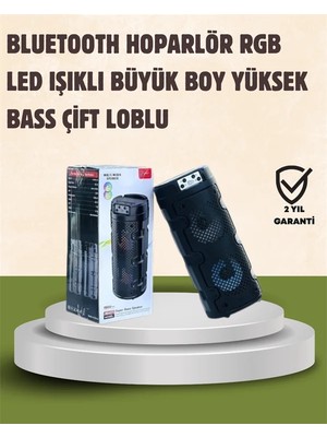 Zenvia Znv Kompakt Tasarım, Yüksek Ses Performansı – Çoklu Giriş Seçenekli Kablosuz Hoparlör (Blue