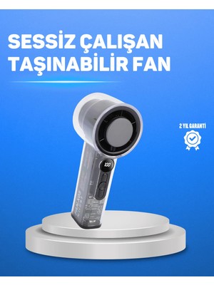 Zenviaa Ultra Sessiz USB Şarjlı Fan | Taşınabilir ve Hafif Tasarım ZENVIAA365423