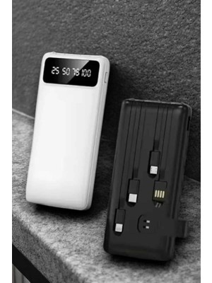 Zenvia Znv Powerbank 20.000 Mah LCD Ekran USB Lightning Type-C Uyumlu Ios ve Android ZNV2029