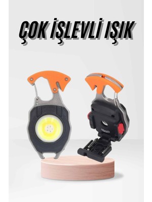 Zenviaa Çok Işlevli Acil Durum Işığı USB Şarjlı Cep Feneri 7 Farklı Mod ZENVIAA365423