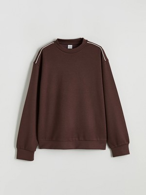 Lc Waikiki Yeni Sezon Bisiklet Yaka Kız Çocuk Kalın Sweatshirt
