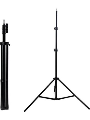 OEM Tripod Kamera Işık Ayağı Fotoğraf Makinesi Monopod 50 CM-200 cm Açılabilir Katlanabilir Tripod Yayıncı Vlog Youtuber Işık Tripod Ayağı