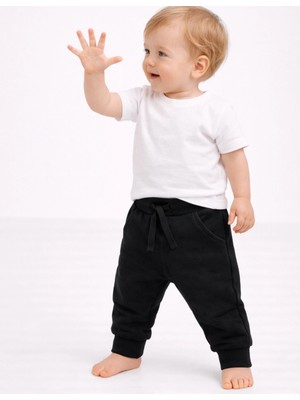 Organickid Basic Bebek Siyah  Eşofman Altı