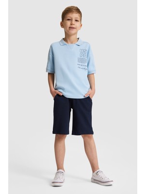 U.s. Polo Assn. Erkek Çocuk Lacivert Şort (Örme) 50320462-VR033