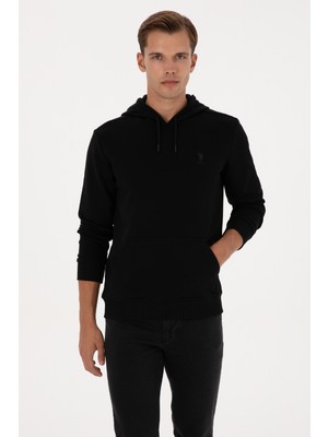 U.s. Polo Assn. Erkek Siyah Sweatshirt 50313720-VR046