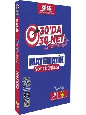 Tasarı Yayınları Kpss Matematik 30 Da 30 Net Garanti Soru Bankası