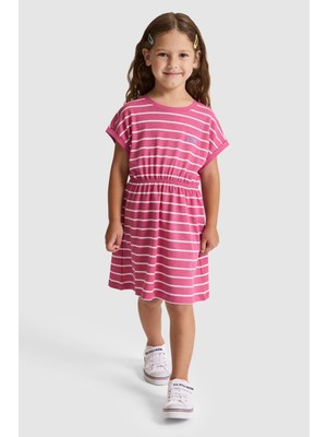 U.s. Polo Assn. Kız Çocuk Pembe Elbise (Örme) 50325599-VR041