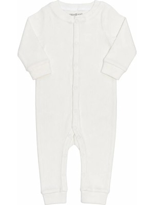 Organickid Cosy Bebek Beyaz Tulum