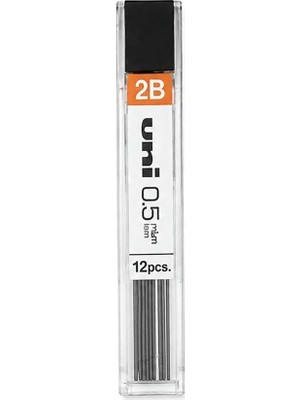 Uni Min Uç 0.5 mm 2b 12'li Tüp 60 mm 1 Adet