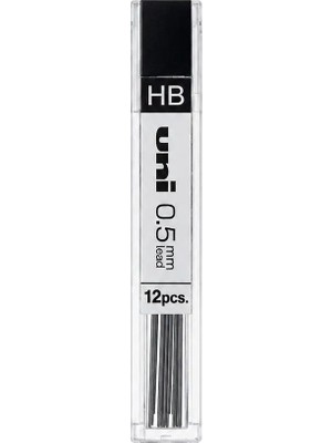 Uni Min Uç 0.5 mm Hb 12'li Tüp 60MM 1 Adet