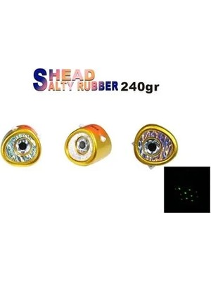 Fujin Salty Rubber Head 240GR Kafa 10 Orange Glow Gold