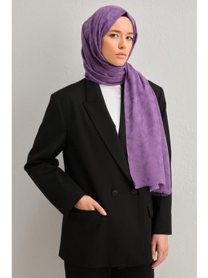 Armine Tensel Yün Monogram Desen Şal 28