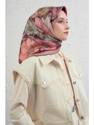 Armine Saf Ipek Sura Eşarp 9403D 02