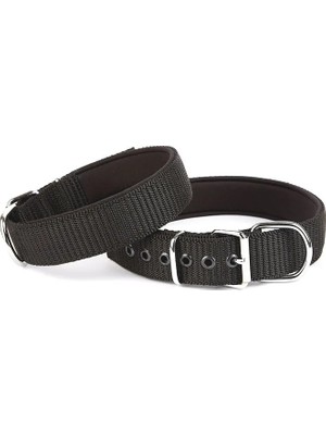 Seri Dokuma Köpek Boyun Tasması 5X60-70CM Siyah