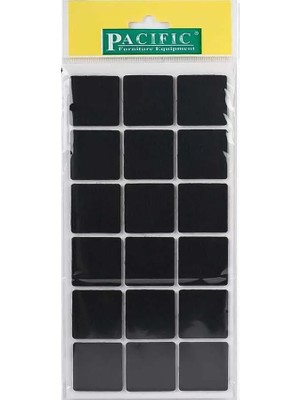 Pacific 6035 Bl Yapışkanlı Keçe 35 mm x 35 mm Siyah