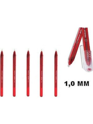 Pensan Büro 1.0 mm Kırmızı 5 Adet