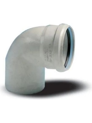Ege Yıldız 125X90 Pvc Kapalı Dirsek 3,2 mm