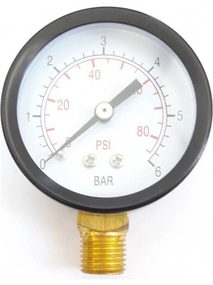 Manometre 50X6 Bar