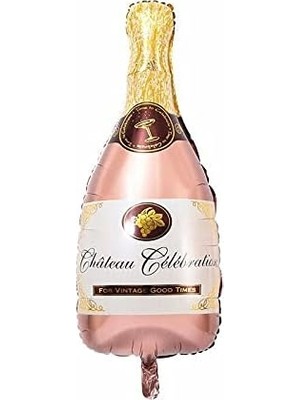 Teknocan Marketing Chateau Celebration Yazılı Rose Gold 104X49 cm Büyük Boy Folyo Balon Bride To Be Bekarlığa Veda
