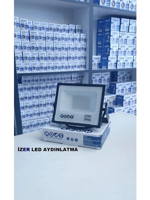 Noas - 20W Ultra Slim LED Projektör 6500K Beyaz Işık YL70-0020