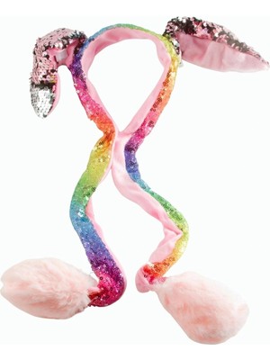 Sepetopia Peluş Hareketli Işıklı Tavşan Taç