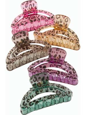 Sepetopia Leopar Desenli Oval Mandal Toka 8 cm