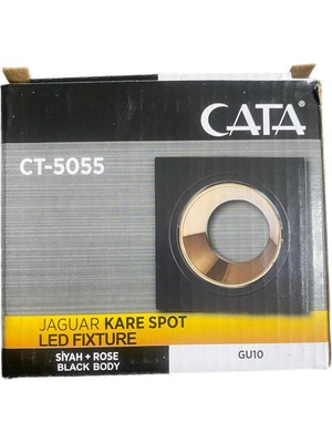 Cata CT5055 Jaguar   Siyah-Bakır Kasa Kare Spot