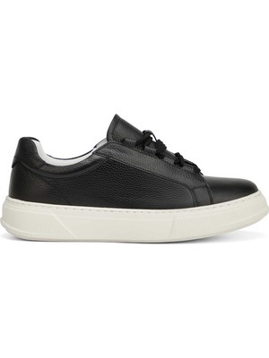Tergan Siyah Hakiki Deri Erkek Sneaker - E26I1AY57737-A41