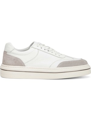 Tergan Gri Hakiki Deri Erkek Sneaker - E26I1AY57753-N1Z
