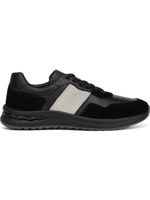 Tergan Siyah Hakiki Deri Erkek Sneaker - E26I1AY57744-W19