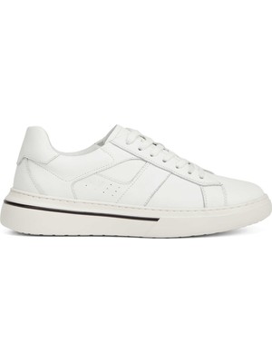 Tergan Beyaz Hakiki Deri Erkek Sneaker - E26I1AY57762-A26